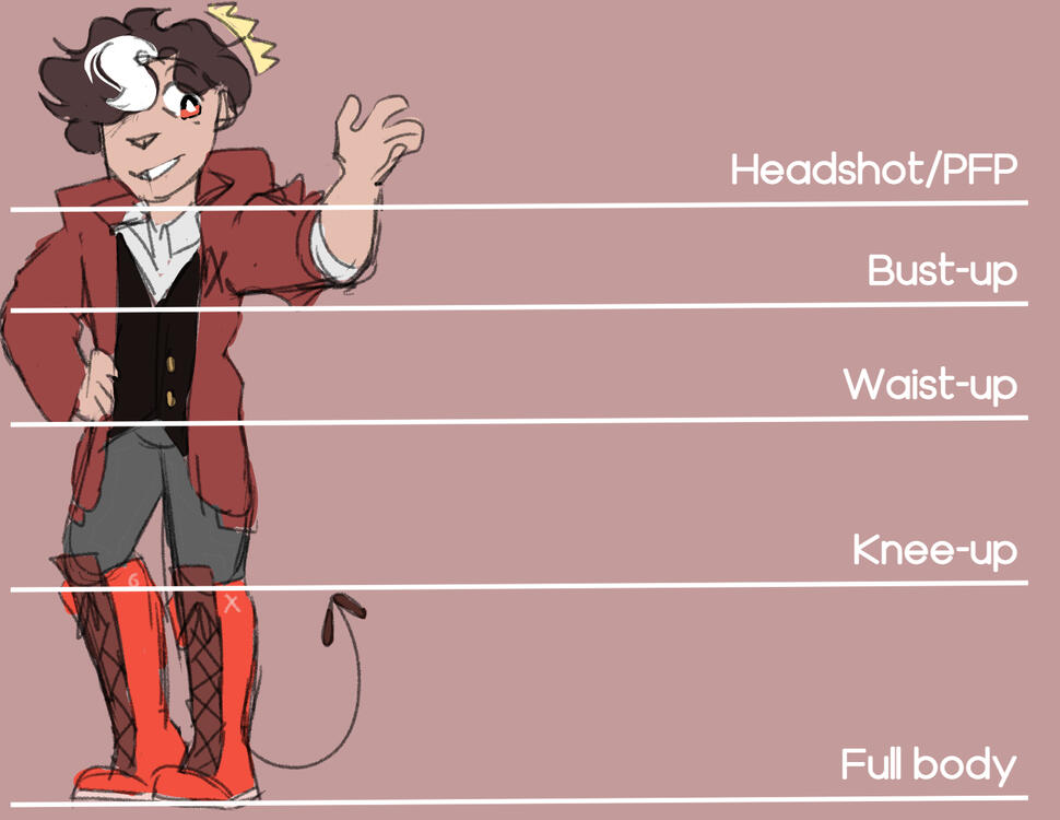(+25% charge per character) (+50% charge for full/detailed background)